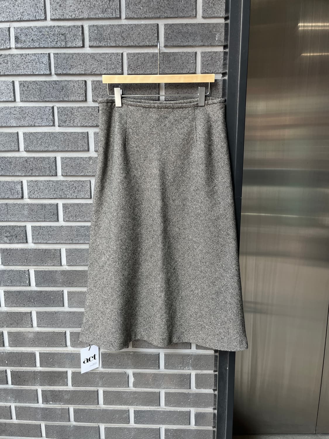 울 트위드 플로럴 스커트 그레이 상품이미지9