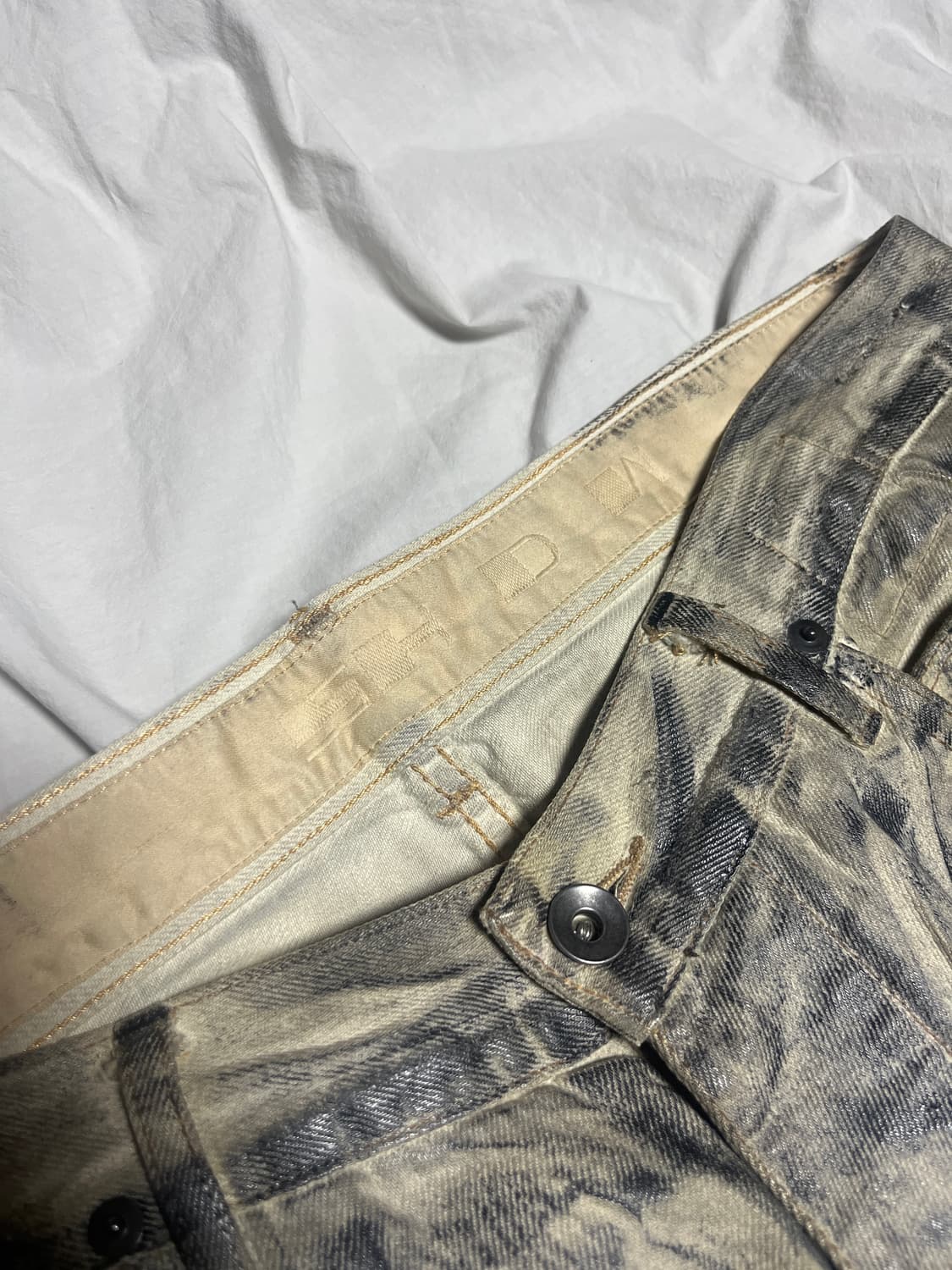 릭오웬스 릭오웬즈 다크쉐도우 다이드 팬츠 상품이미지4