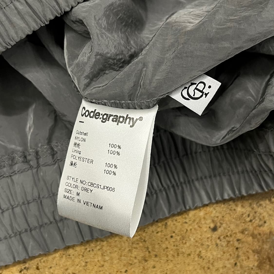 [ 정품/M ] 코드그라피 바람막이 자켓 b15 상품이미지6