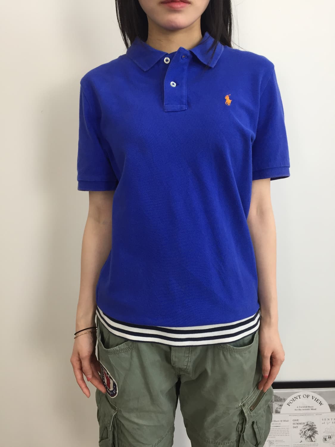 Polo Ralph Lauren Classic Fit Blue Polo 상품이미지2