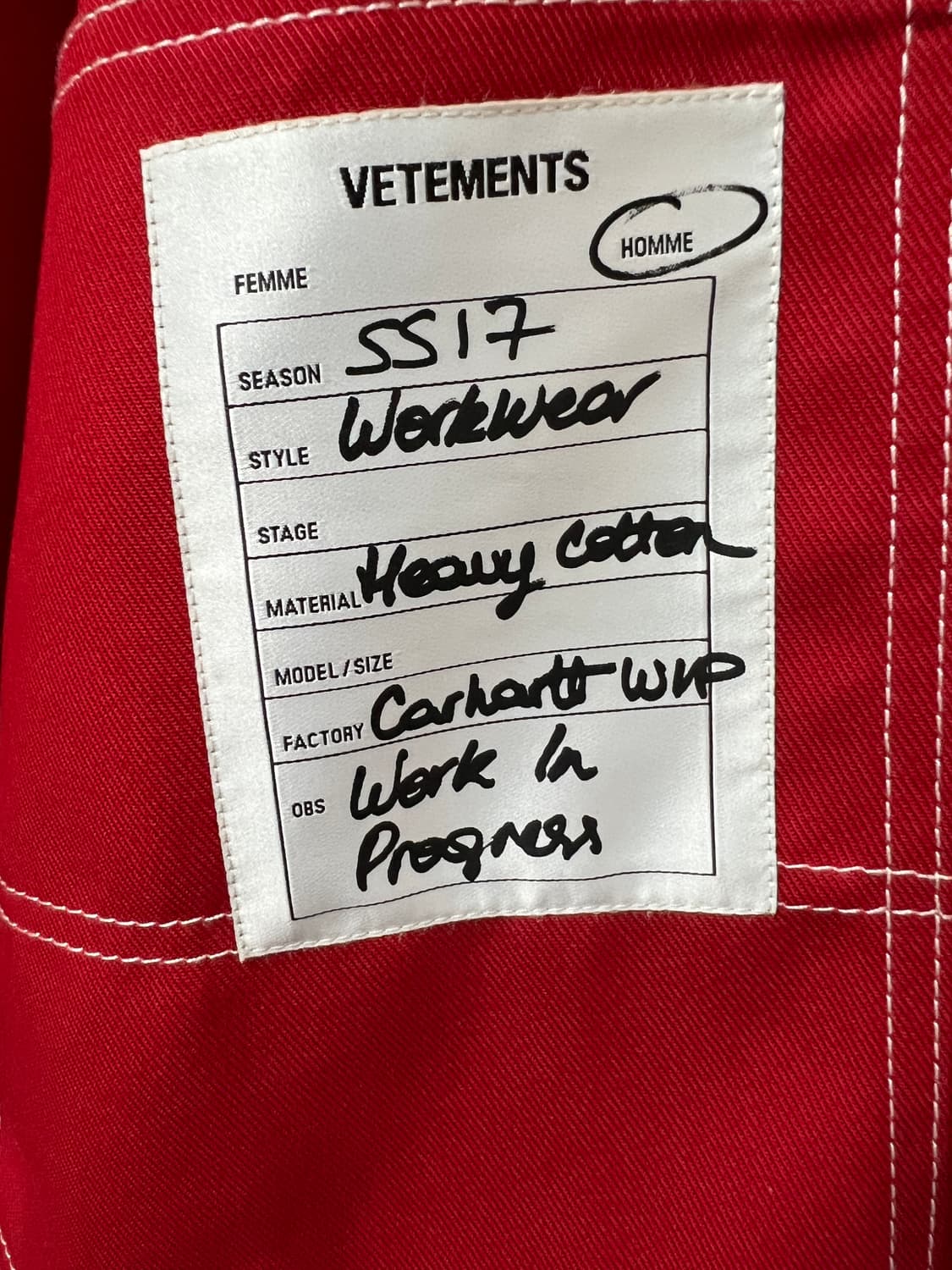[S] 17ss 베트멍 칼하트 워크 셔츠 상품이미지2