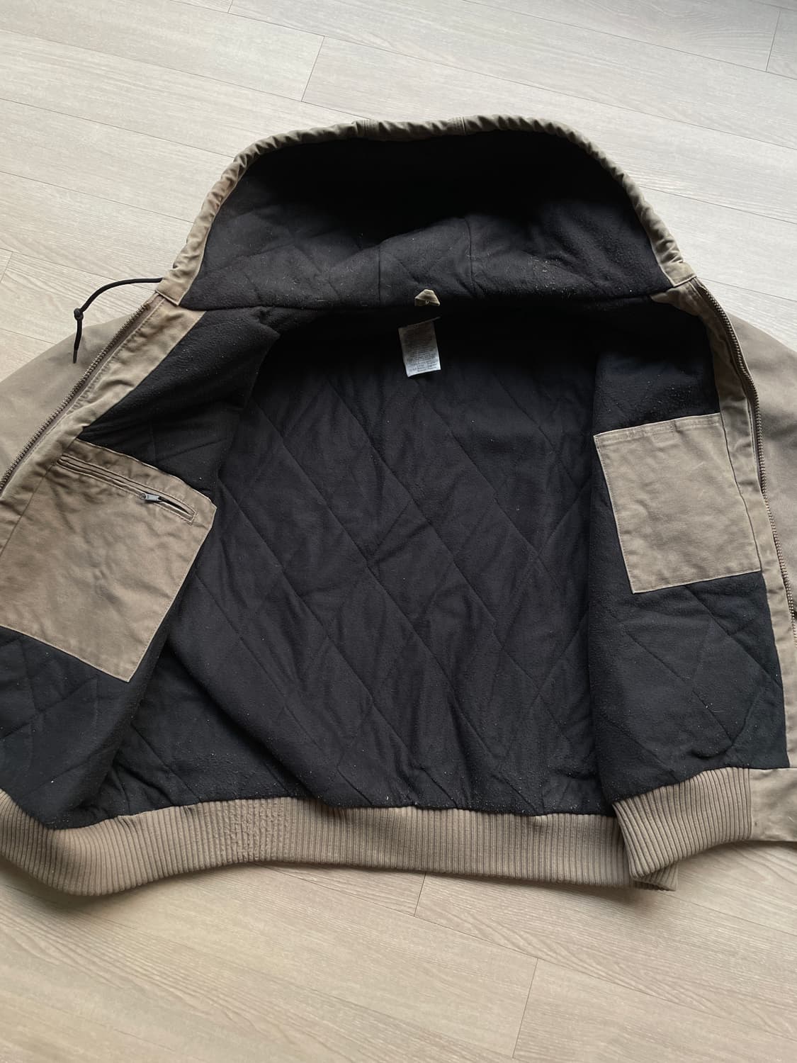 칼하트 j130 MUS 머쉬룸 액티브 자켓 샌드스톤 carhartt 상품이미지8