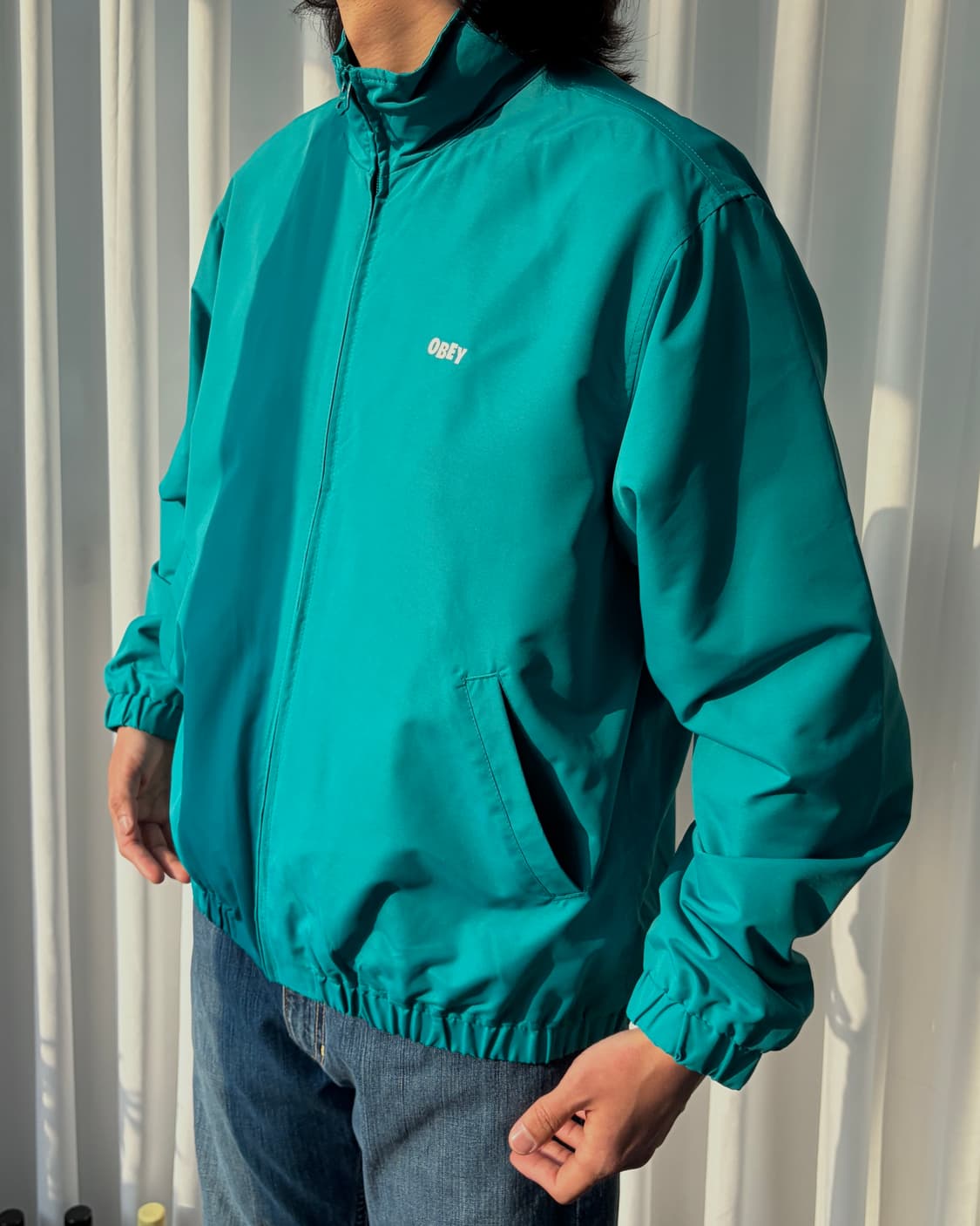 [M]오베이 OBEY 시그니처 바람막이 상품이미지3