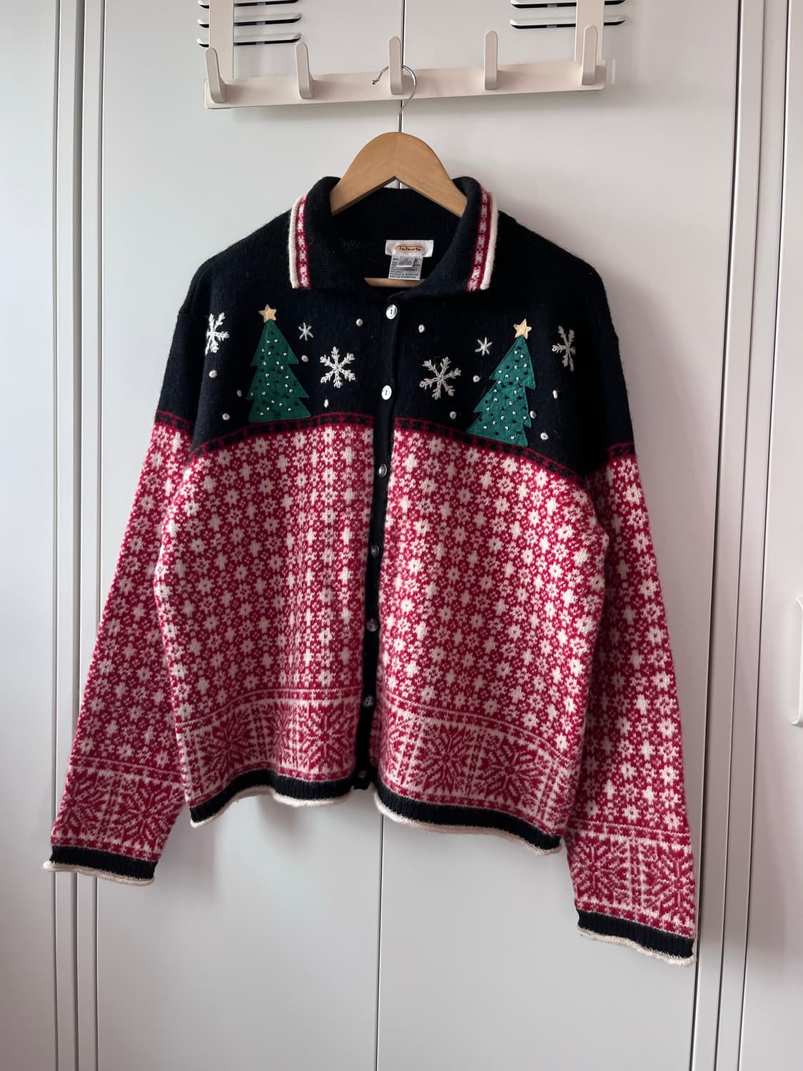 Talbots 눈꽃 산타 울니트 가디건  상품이미지7