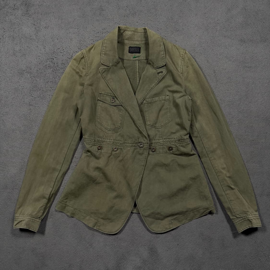 DIESEL 디젤 Y2K 카키 자켓 상품이미지1