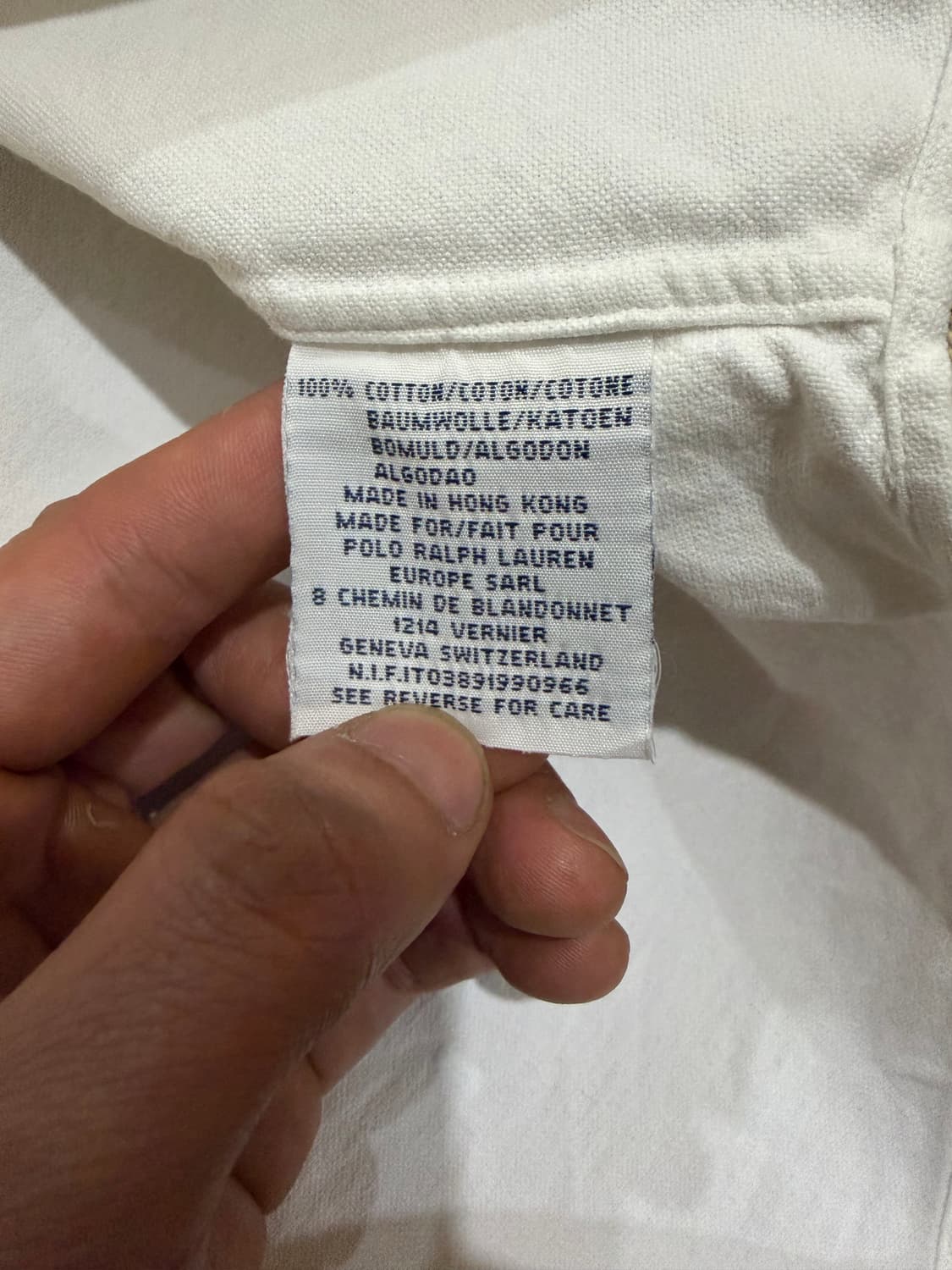 XXL) 90s 폴로 랄프로렌 야머스 셔츠 화이트 상품이미지7