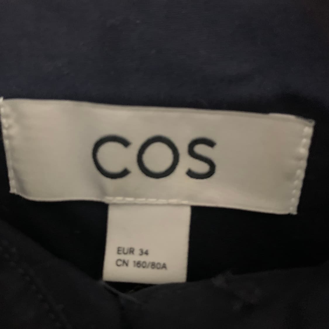 34 COS 코스 포플린 크롭 블라우스 셔츠 상품이미지4