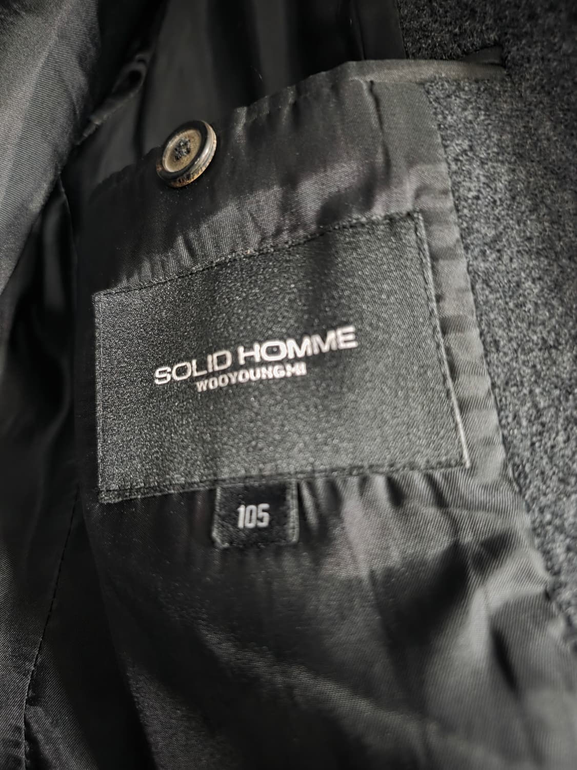 솔리드옴므 우영미 울혼방 차골 자켓(105) 상품이미지7