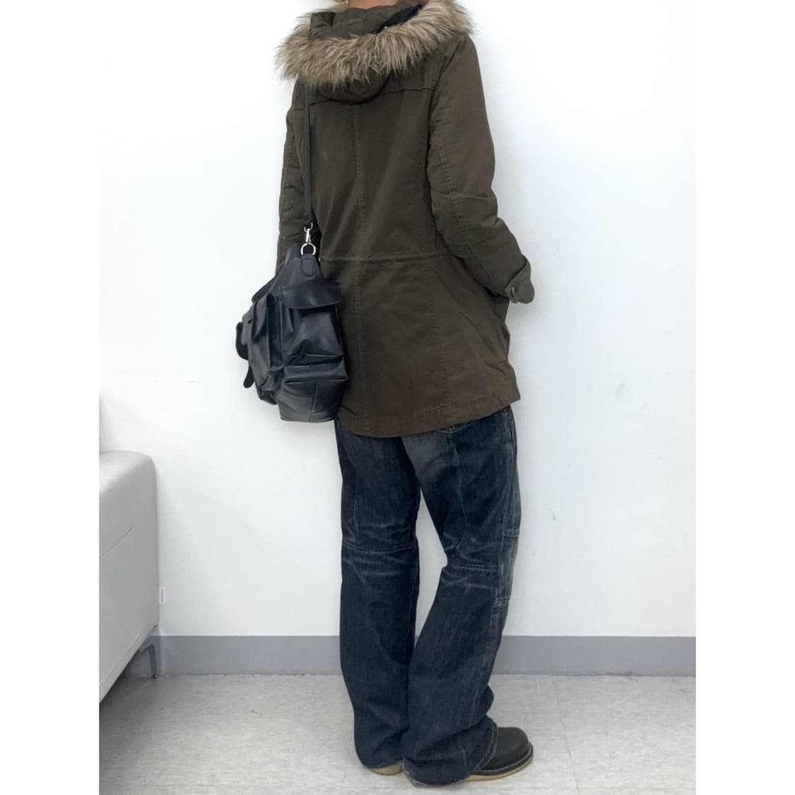 빈티지 카키 야상 자켓 점퍼 상품이미지5