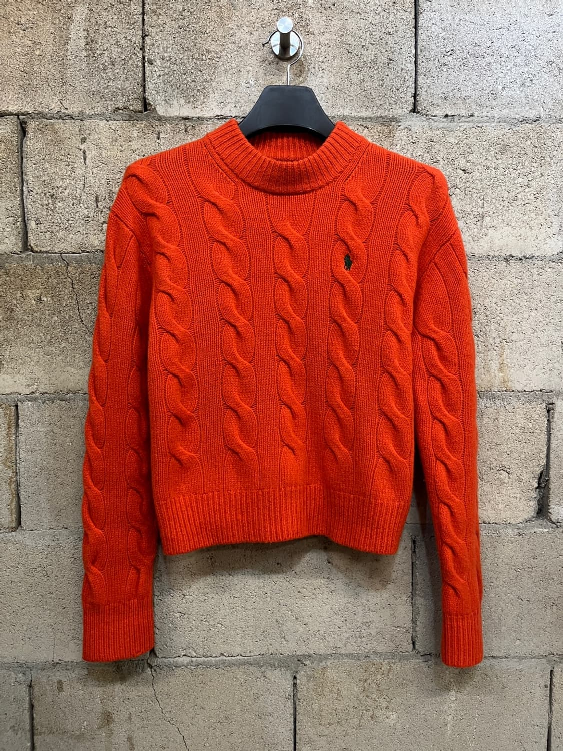 폴로 랄프로렌 오렌지 울 니트 상품이미지1