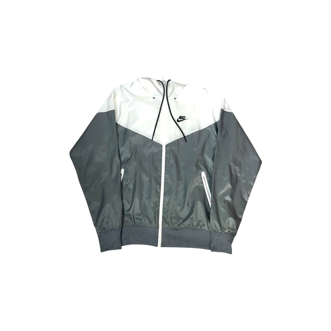 나이키 화이트 그레이 윈드러너 바람막이 트랙 자켓 S 상품이미지5