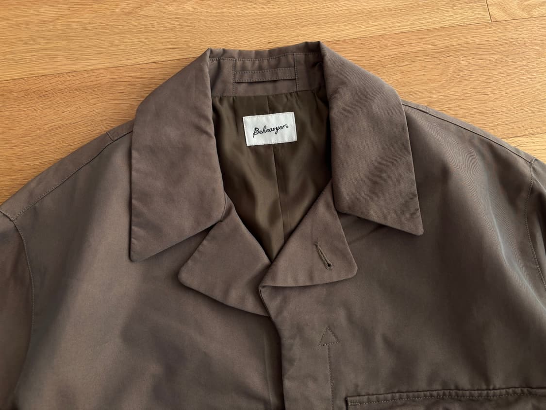 비헤비어 트래블러 블루종 자켓 3사이즈 브라운 상품이미지3