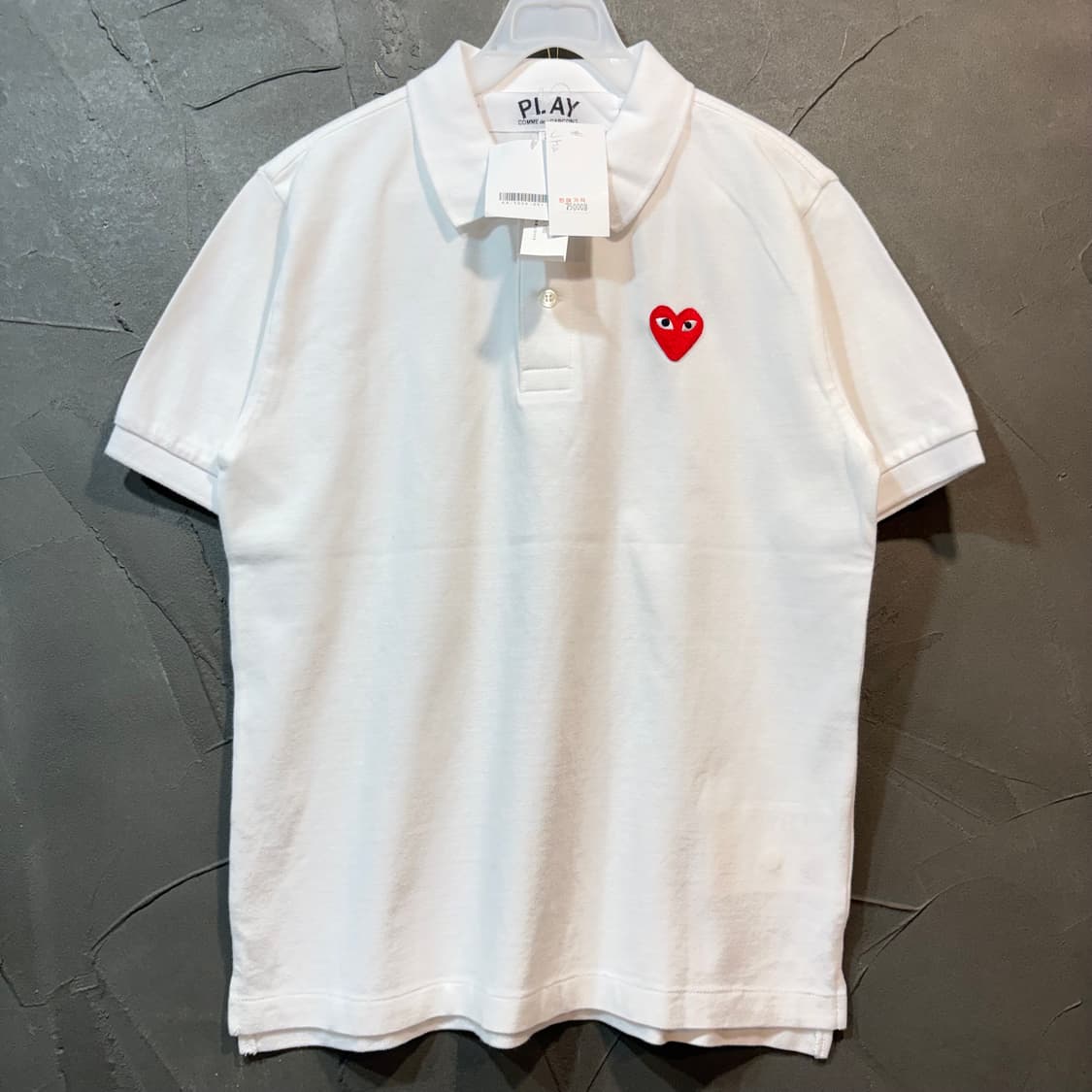 [S] COMME des GARCONS 꼼데가르송 반팔 카라티 상품이미지1
