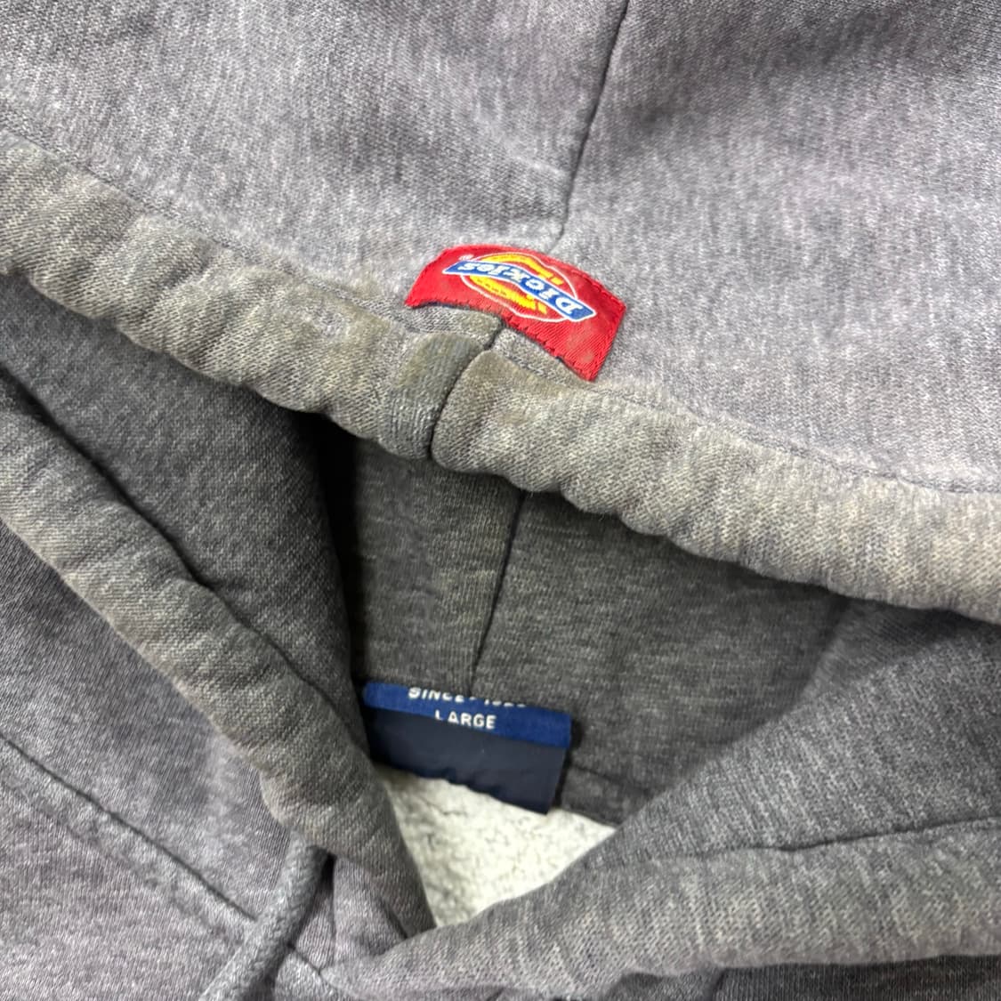 디키즈 빅로고 그레이 후드티 상품이미지3