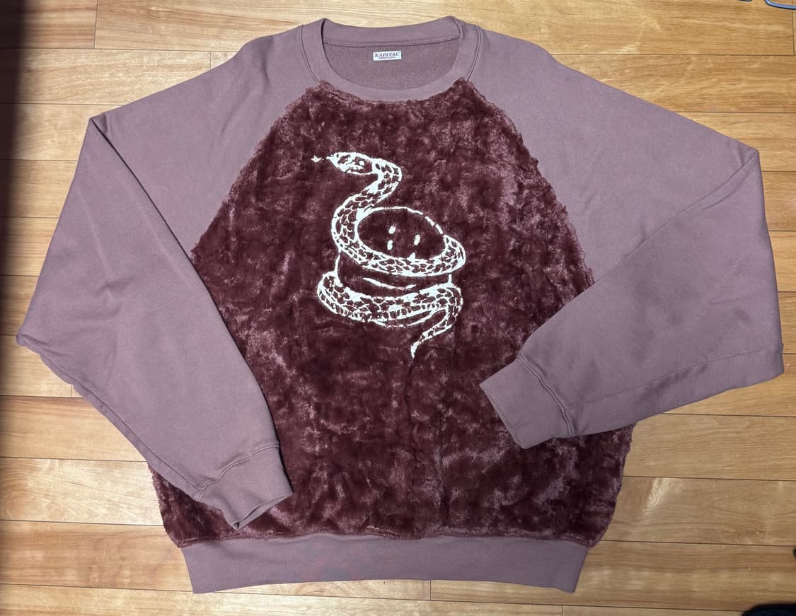 캐피탈 퍼 그리즐리 스웻셔츠 허브 레인보우 Y Pt 브라운 상품이미지1