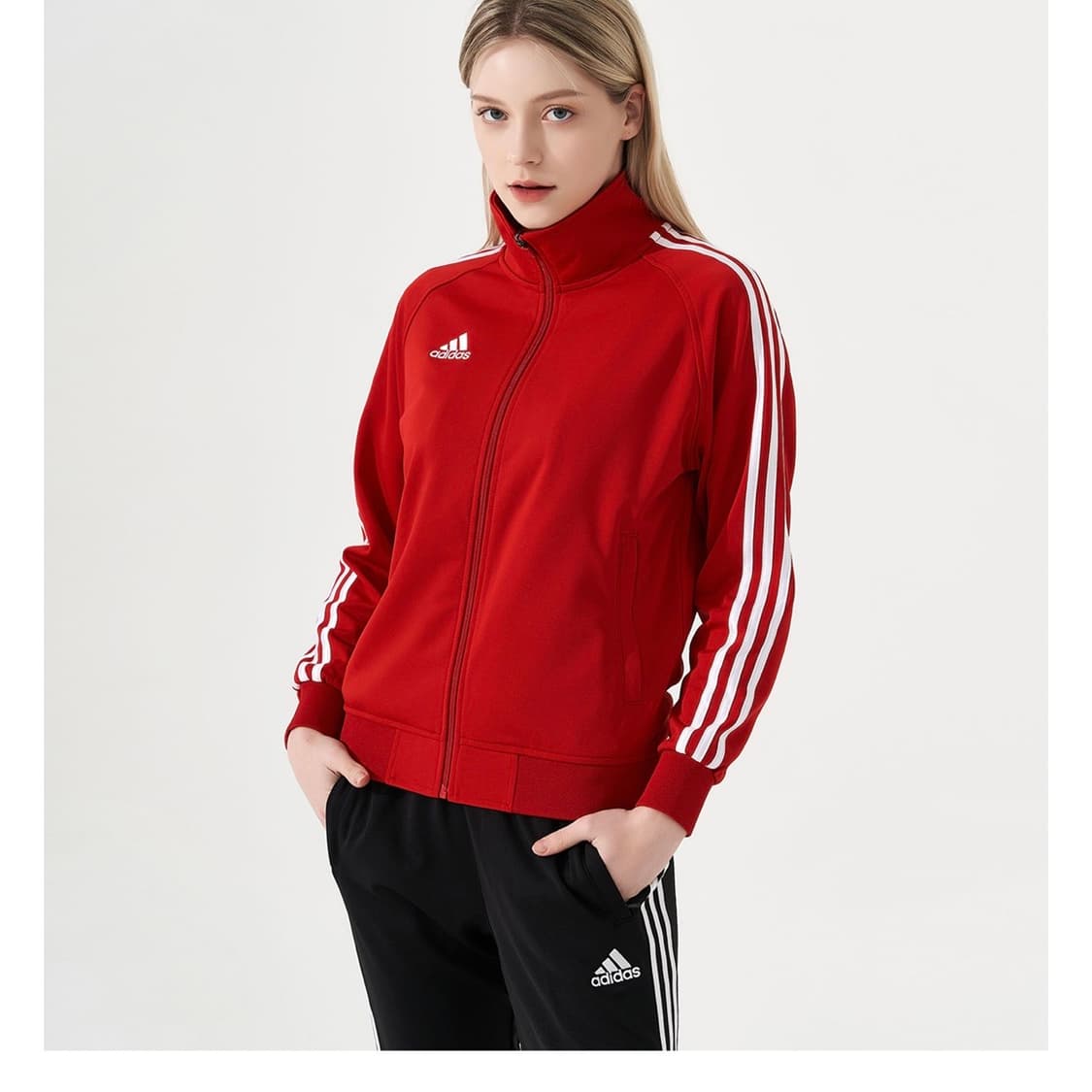 [S] adidas 아디다스 우먼즈 마샬아츠 트레이닝 집업 져지 상품이미지3