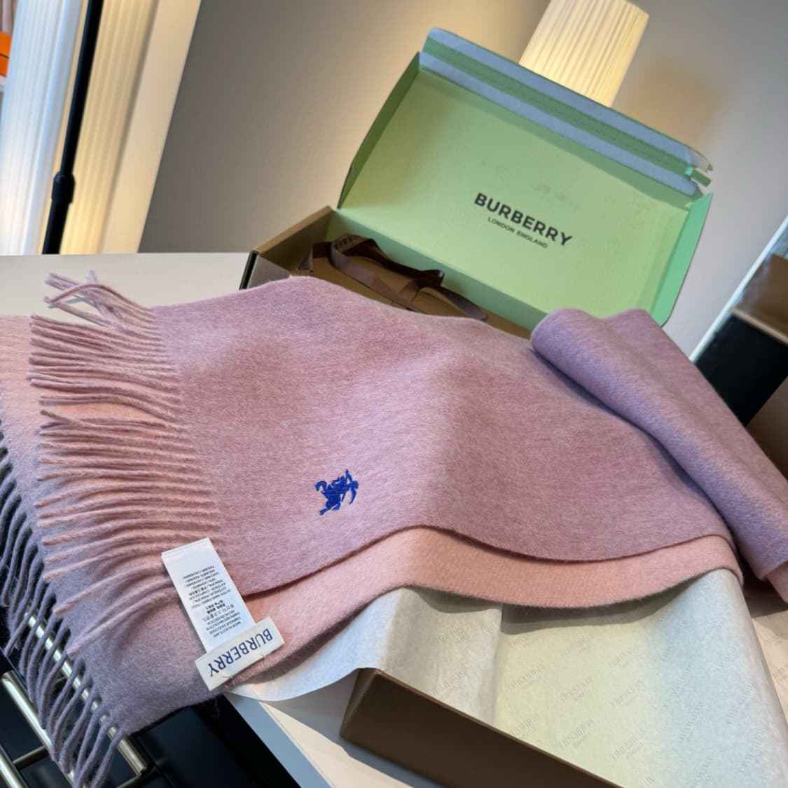 버버리 리버서블 스카프 100% 램스울
 상품이미지3