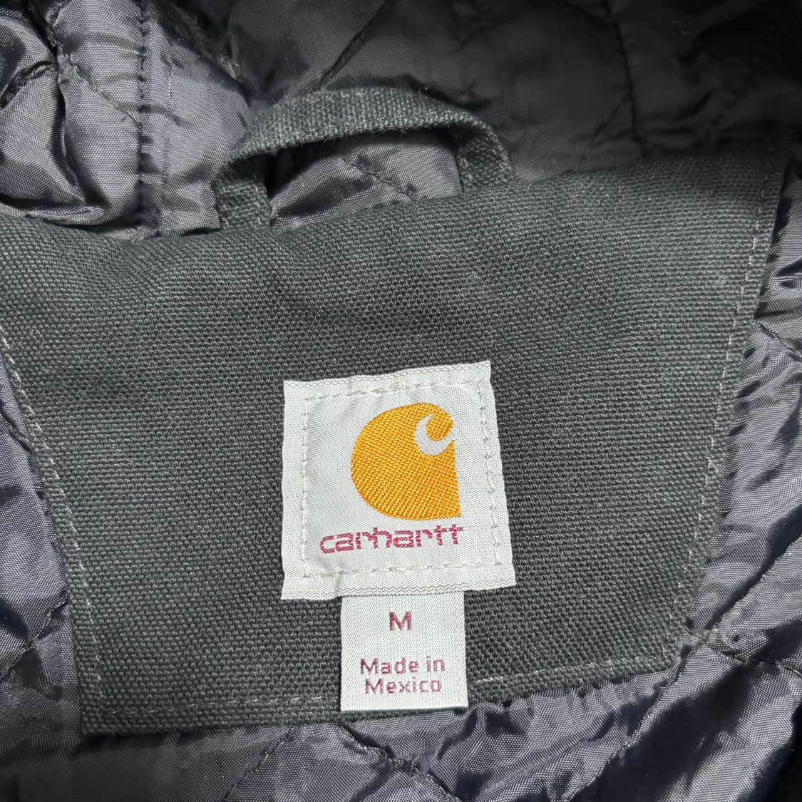 M 칼하트 블랙 후드 워크 자켓 상품이미지4