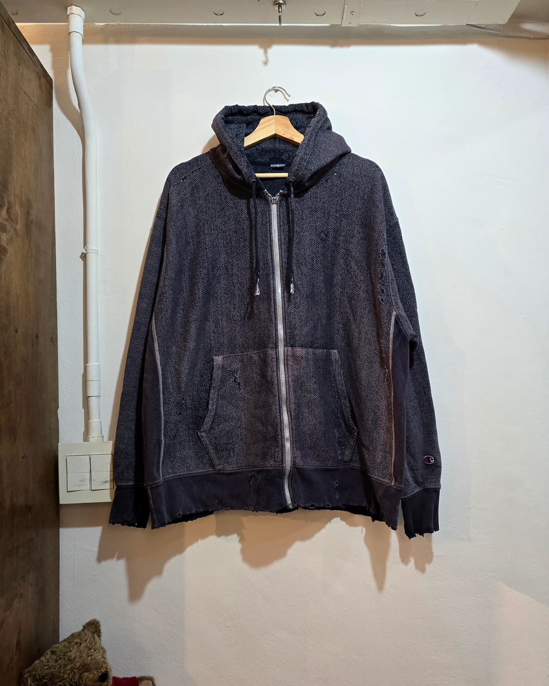 Champion Reverse Weave 커스텀 후드 집업 (챔피온) 상품이미지1