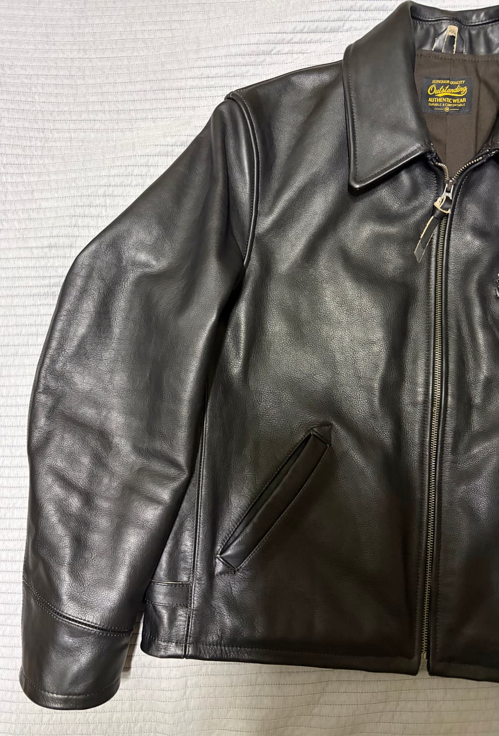 아웃스탠딩 차심 30s 레더 가죽 스포츠 자켓 M 상품이미지3