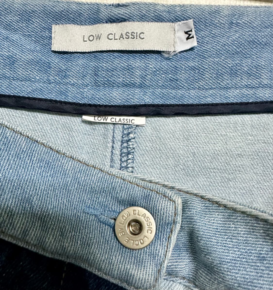 로우클래식 패치워크 데님스커트 M 상품이미지3