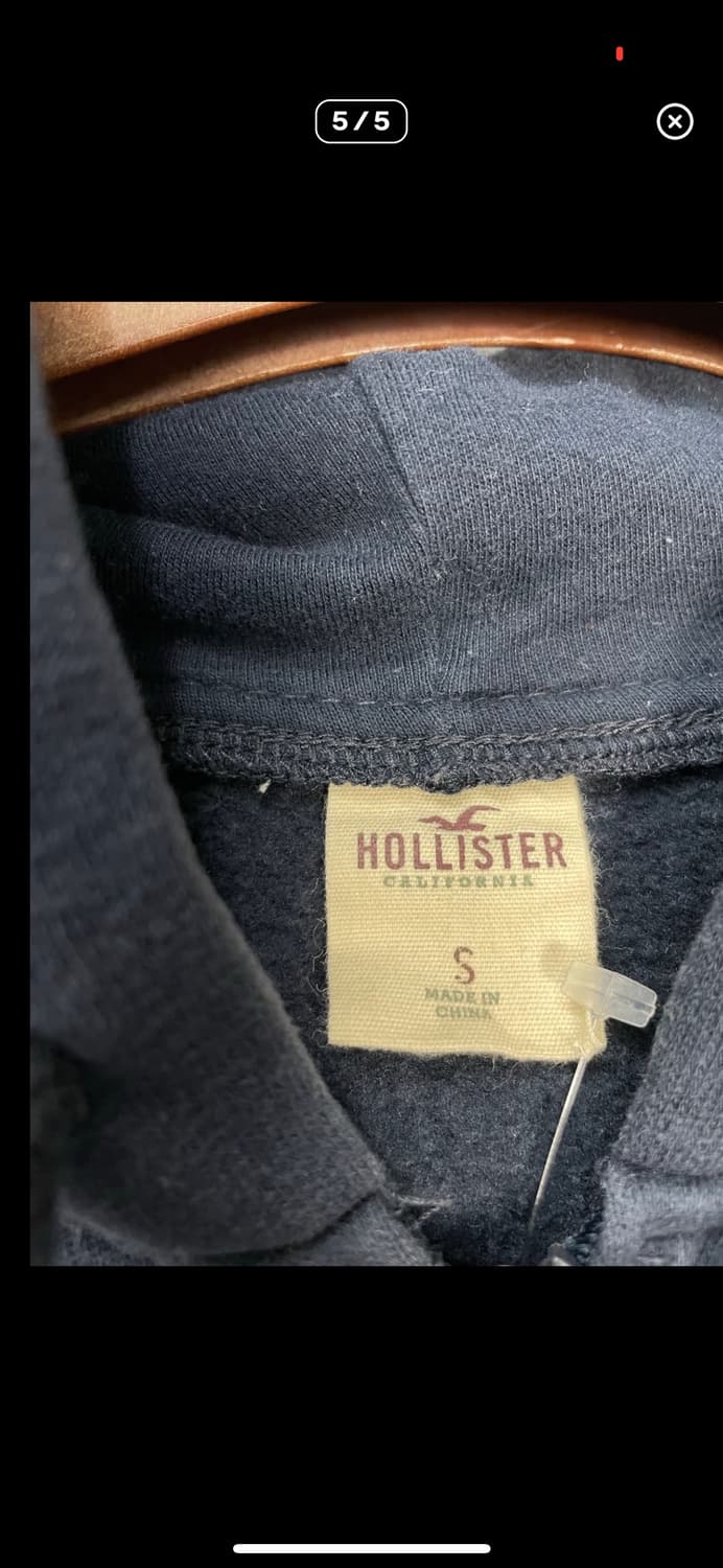 홀리스터 네이비 후드집업 A2818 상품이미지5