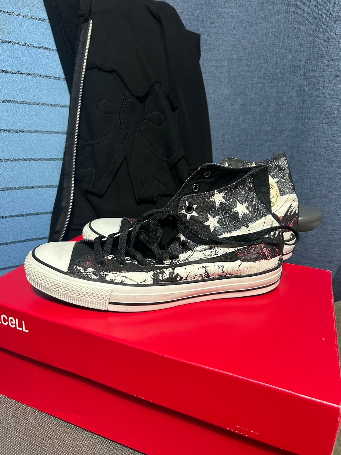 성조기 컨버스 10사이즈 새상품 상품이미지2