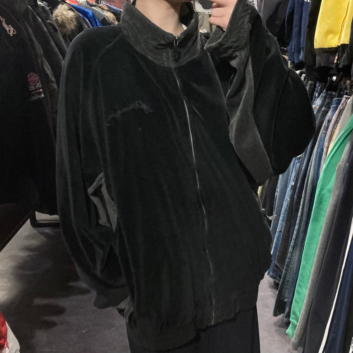 [IM]플래티넘 후부 벨벳져지 블랙 상품이미지4