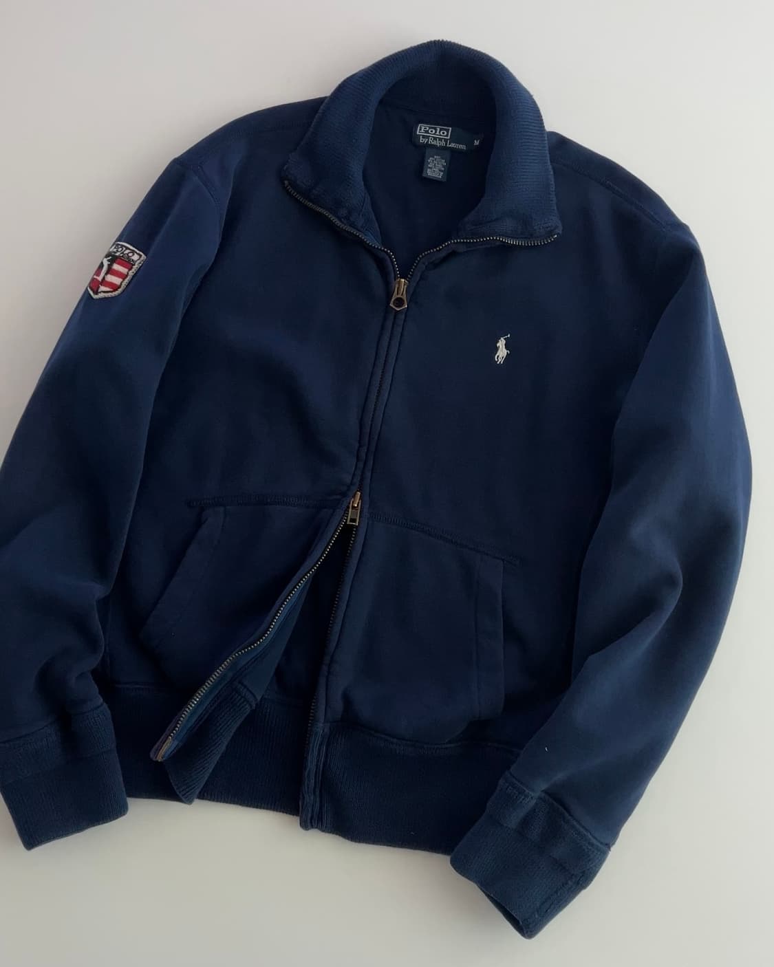 폴로 랄프로렌 투웨이 헤비 집업 자켓 M 상품이미지2
