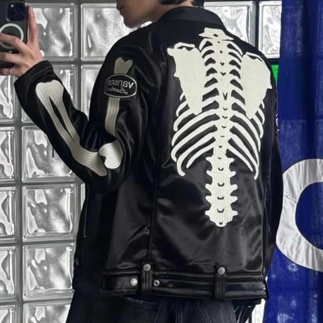Vanson AMERICAN BASS BONE RIDER JACKET 상품이미지1