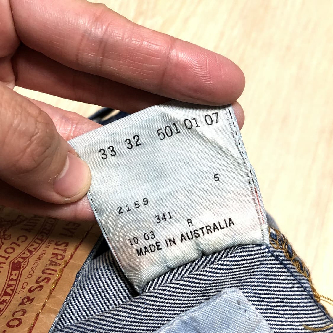 (32) 00's 리바이스 501 스트레이트핏 워시드 중청 데님 상품이미지4