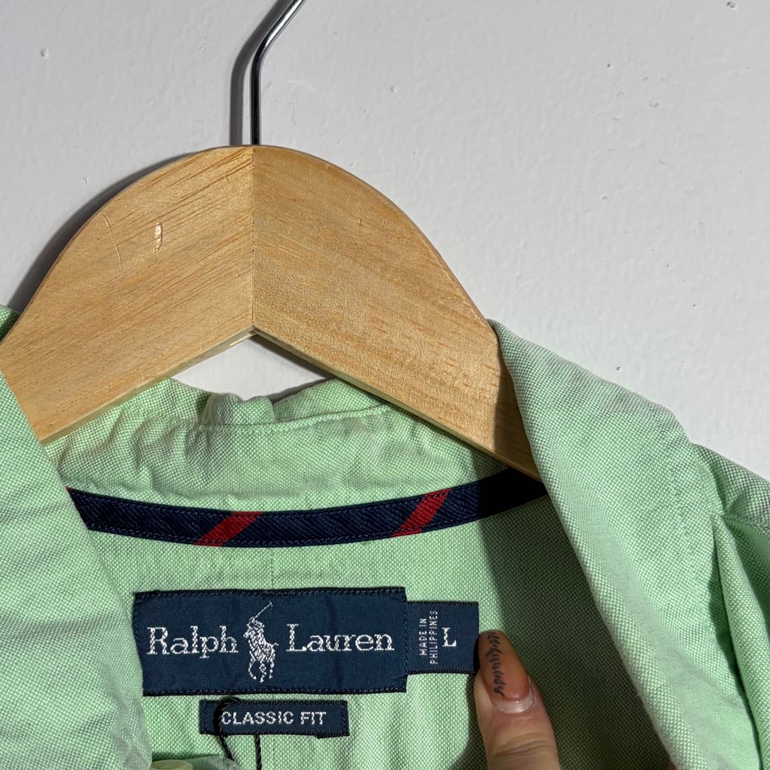 폴로 랄프로렌 빈티지 민트 크롭 셔츠 (무료배송) 상품이미지2