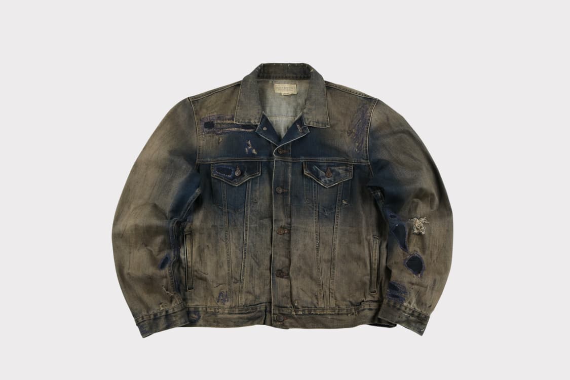 [XXL] 폴로 데님앤서플라이 빈티지 워싱 데님자켓 상품이미지1