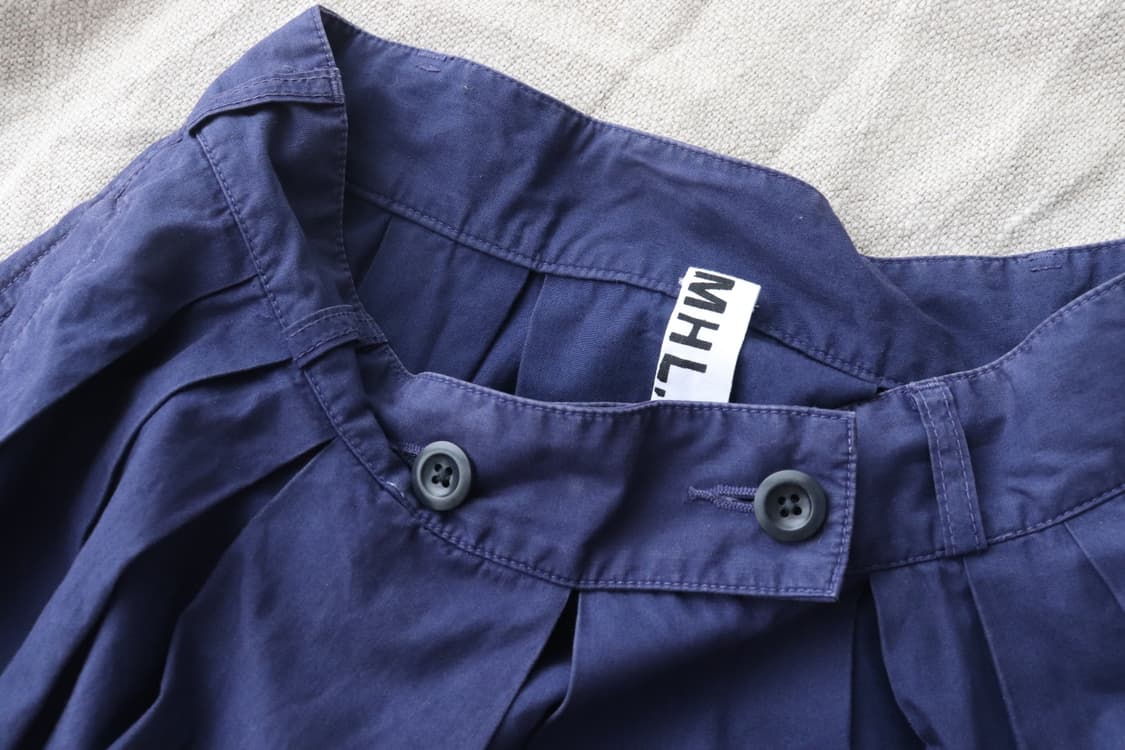 [MHL] Navy Midi Skirt 상품이미지8