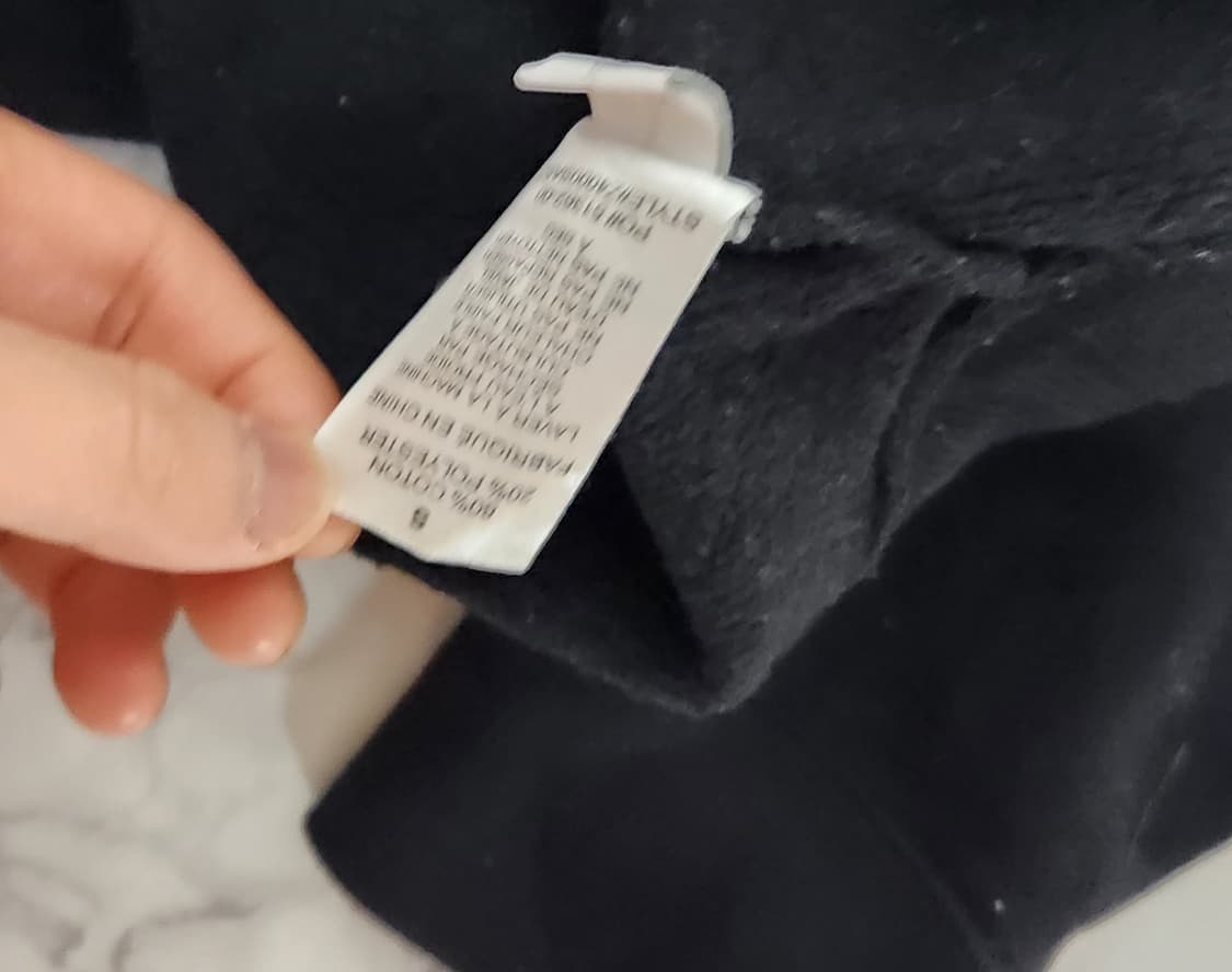 스투시 빅로고 블랙 후드티 상품이미지5