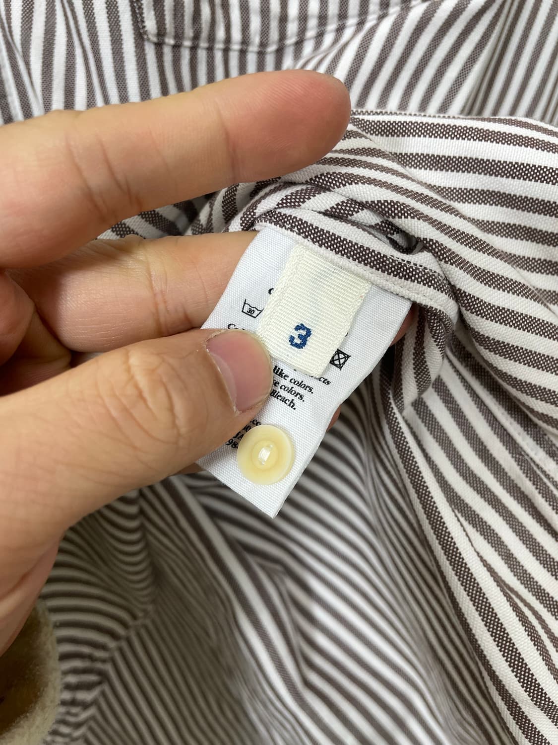 45rpm 스트라이프 옥스포드 셔츠 L - S65 상품이미지6