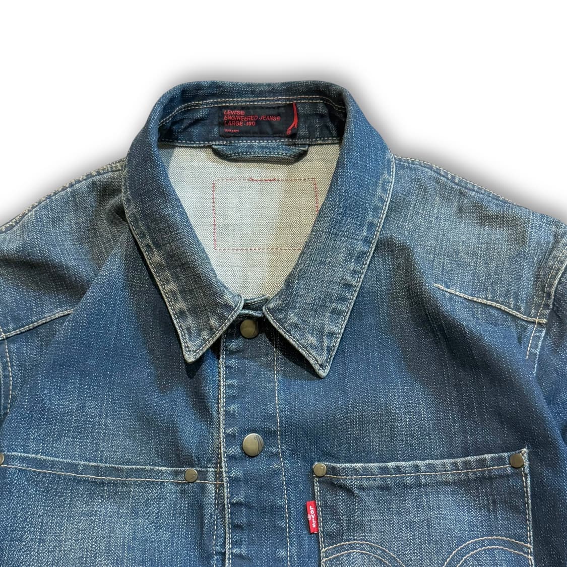 Levi’s 엔지니어드 진 데님 워시드 청자켓 상품이미지2