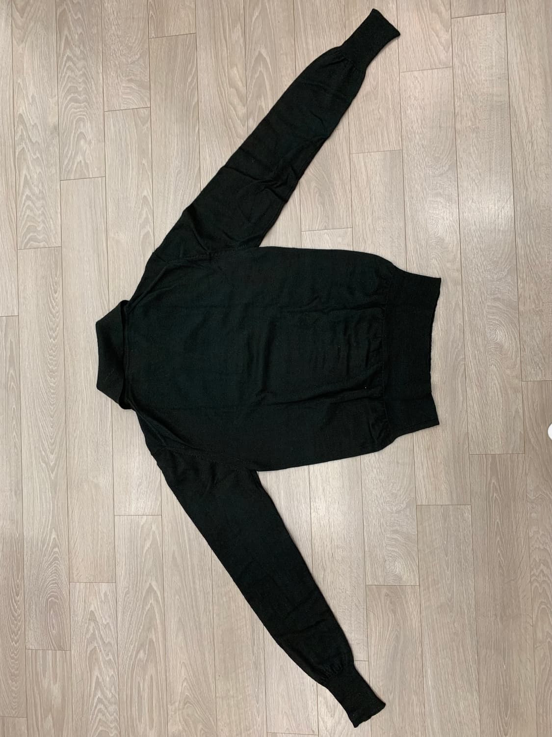 볼란테 VOLANTE 남성 울 카라니트 블랙 상품이미지8