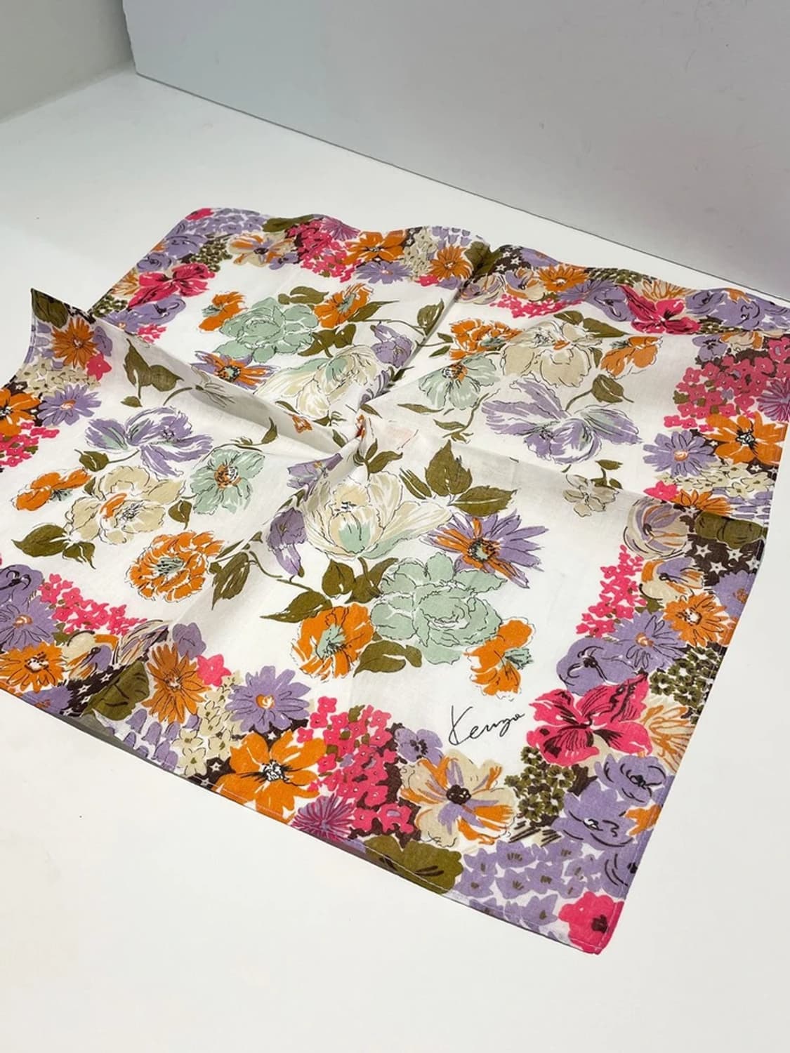 겐조 00's 재팬 플로럴 쁘띠 손수건 A1469 상품이미지2