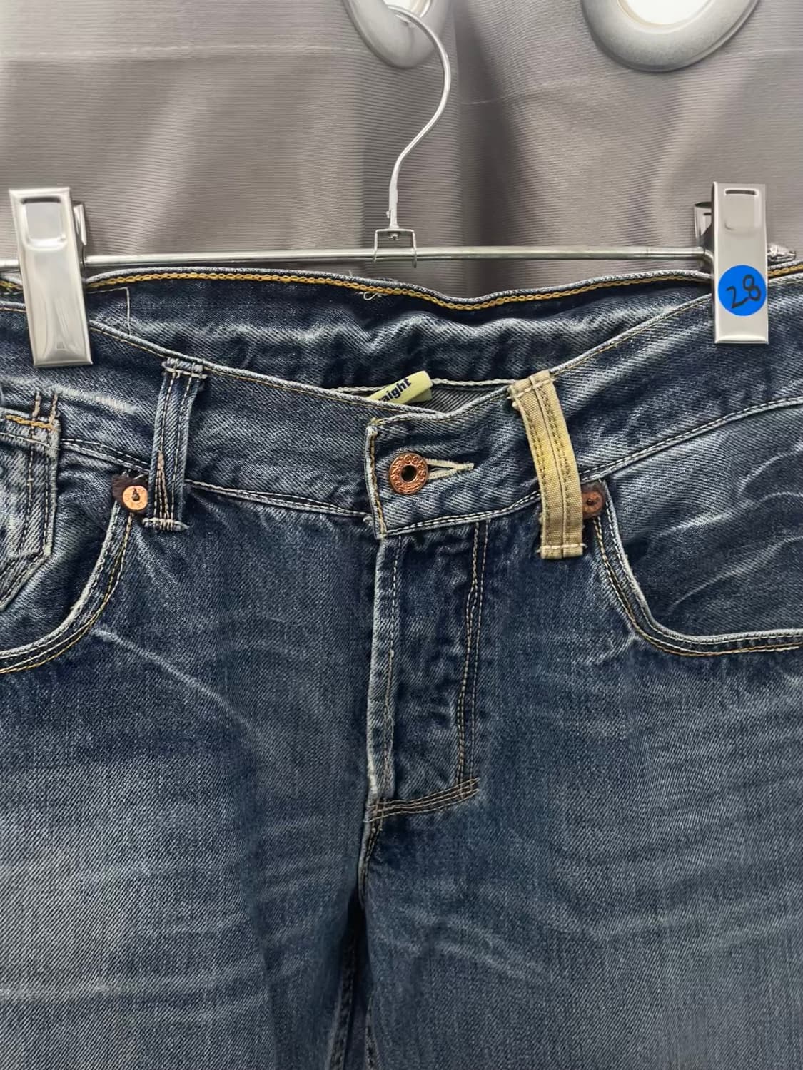 리바이스523 브라운 백탭 레귤러 데님팬츠  상품이미지4