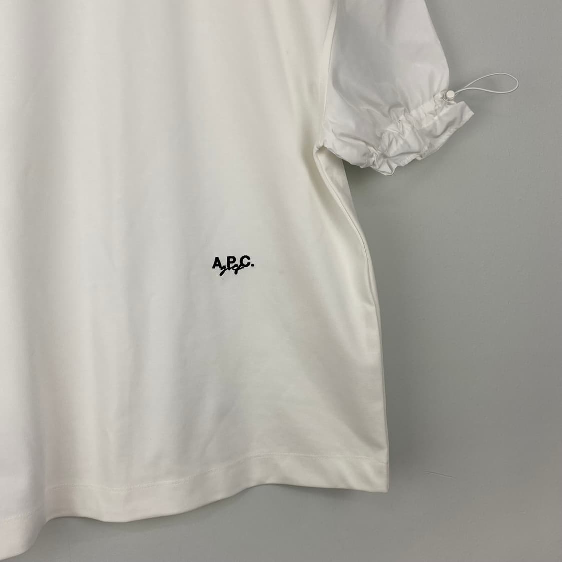 APC 아페쎄 골프 스트링 화이트 반팔 상품이미지3