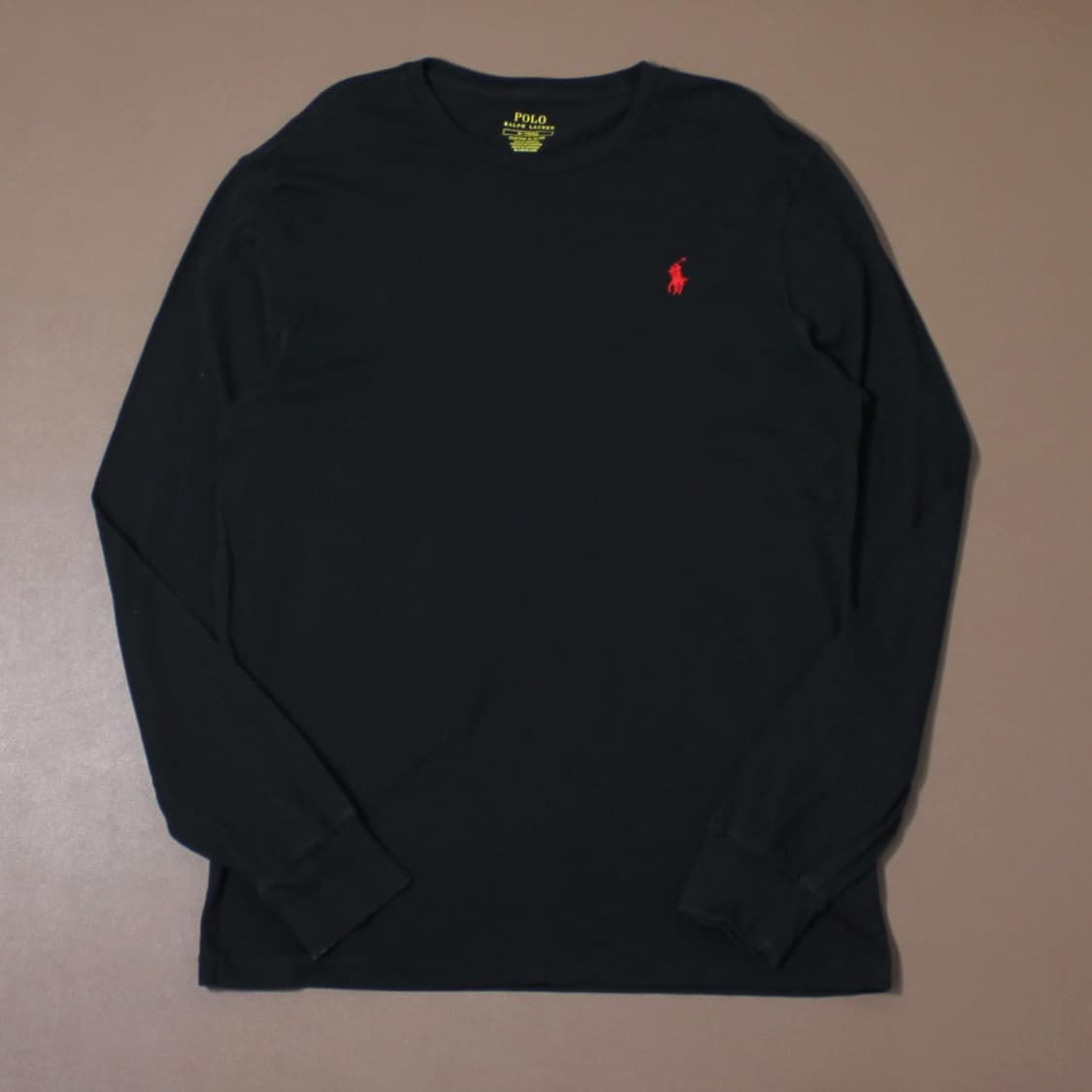 Polo 폴로 랄프로렌 블랙 라운드 롱슬리브 상품이미지1