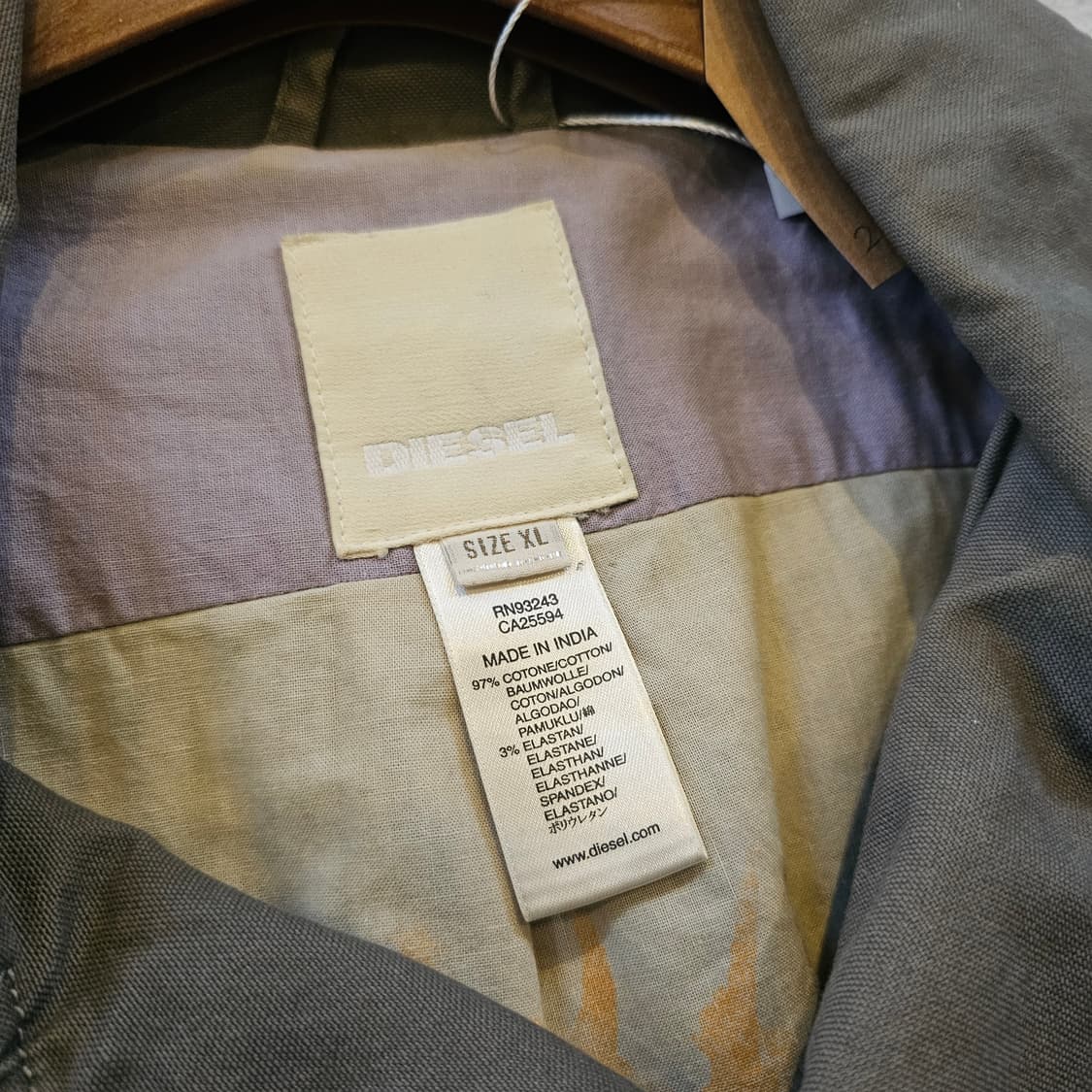 Xl 디젤 코튼 라이더자켓  상품이미지4