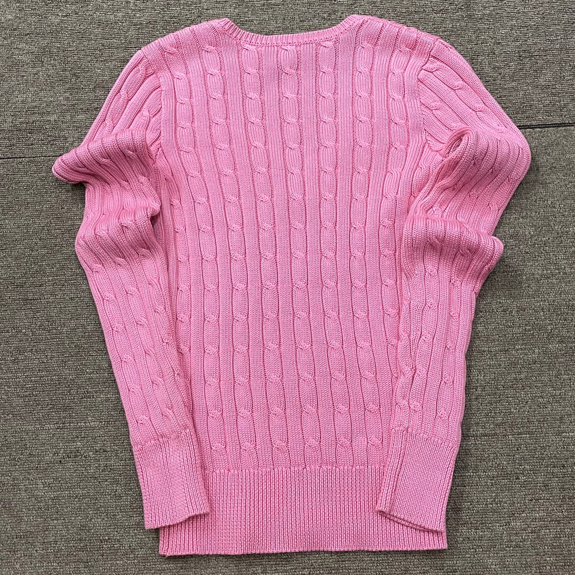 (S) 랄프 로렌 케이블 브이넥 니트 상품이미지8