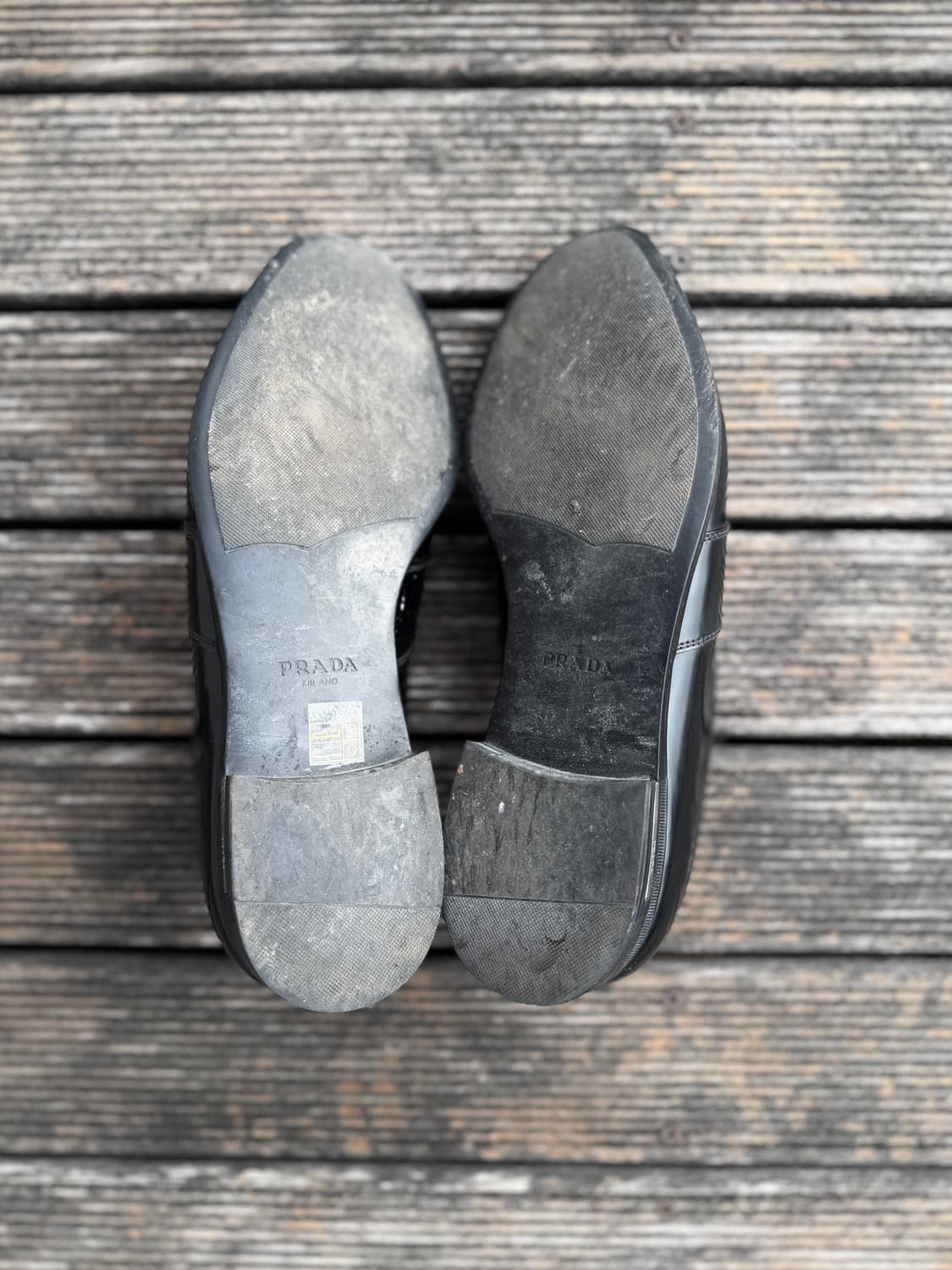 프라다 브러쉬드 레더 페니 로퍼 상품이미지3