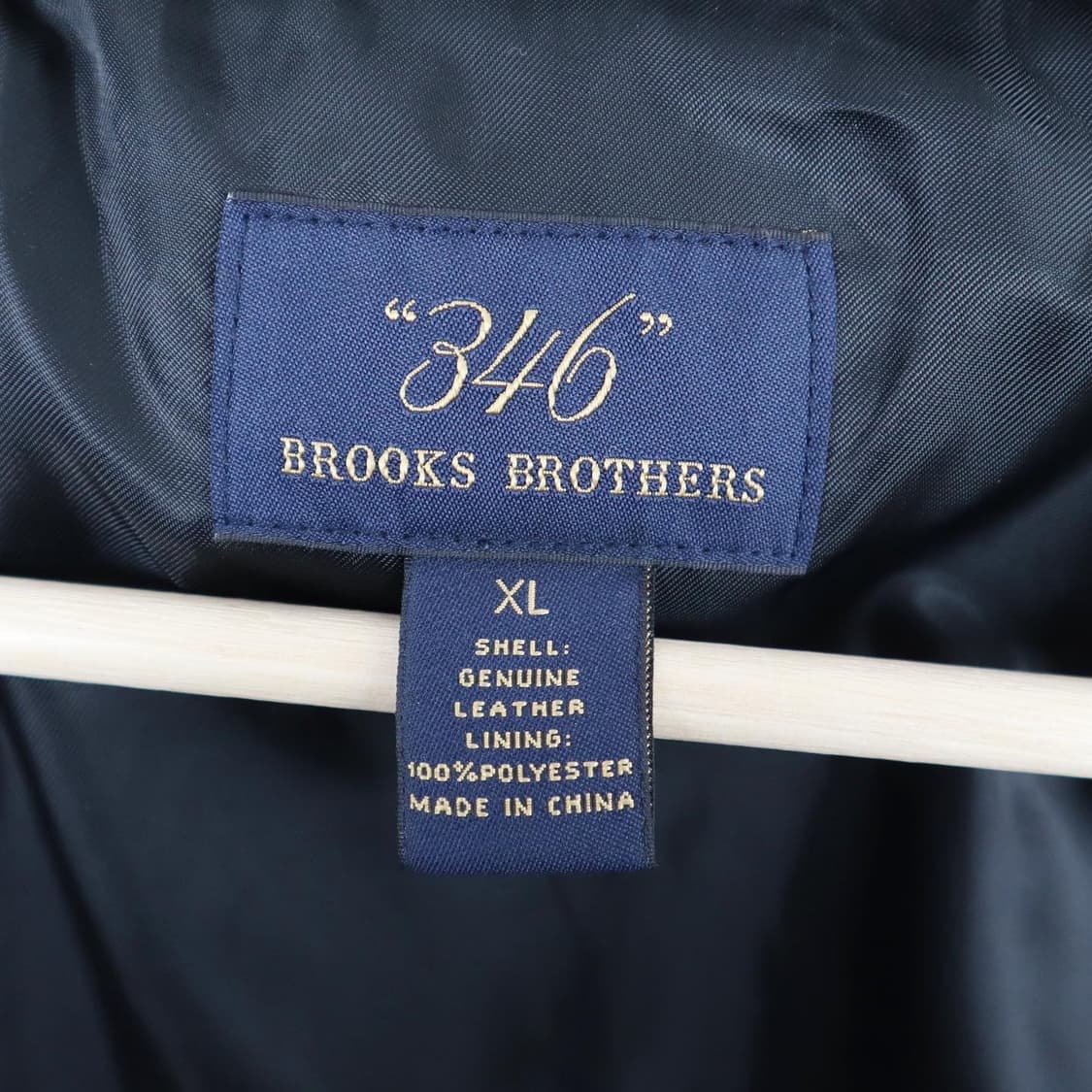 브룩스브라더스 블랙 리얼레더 자켓 상품이미지7