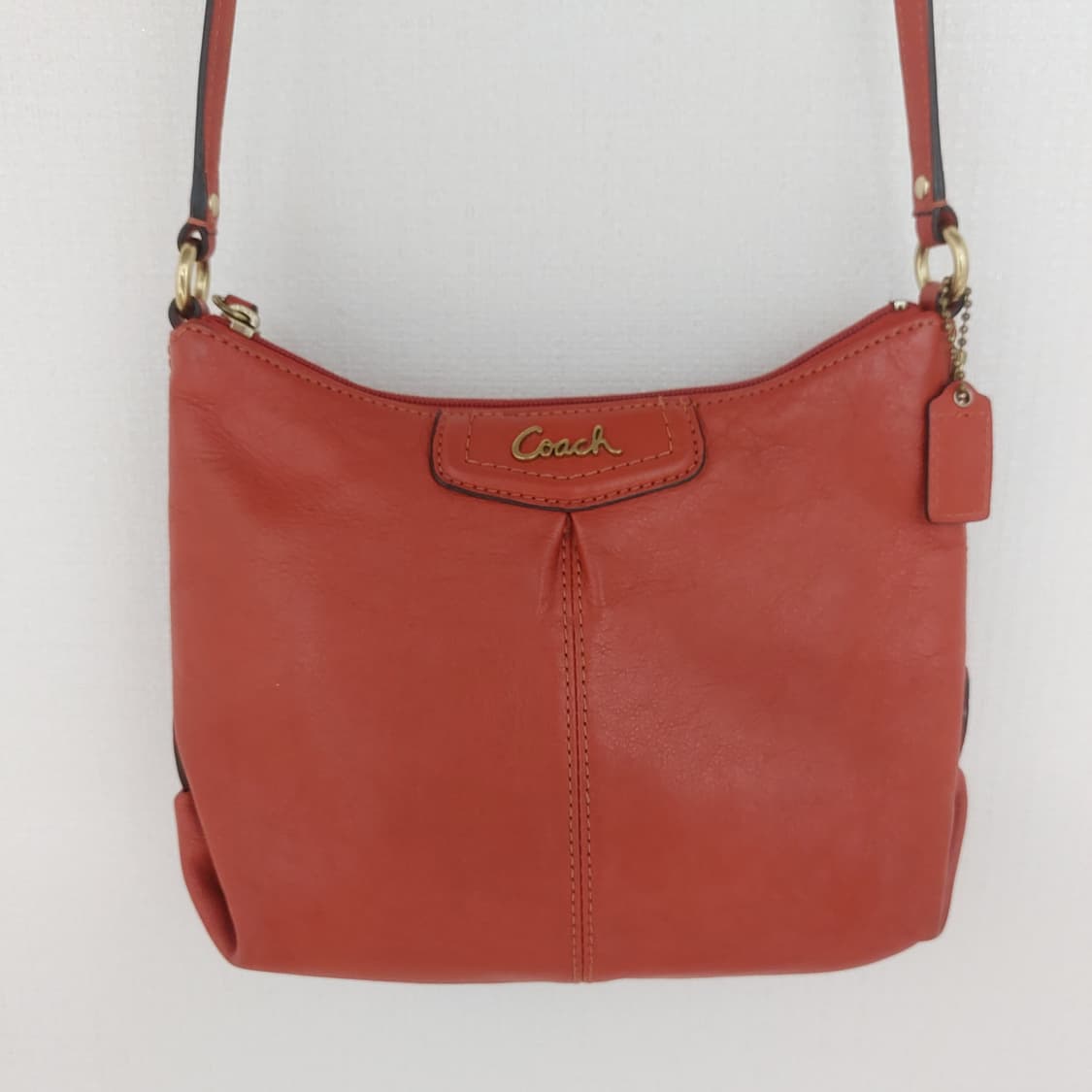 코치 빈티지 오렌지 미니크로스백 상품이미지2