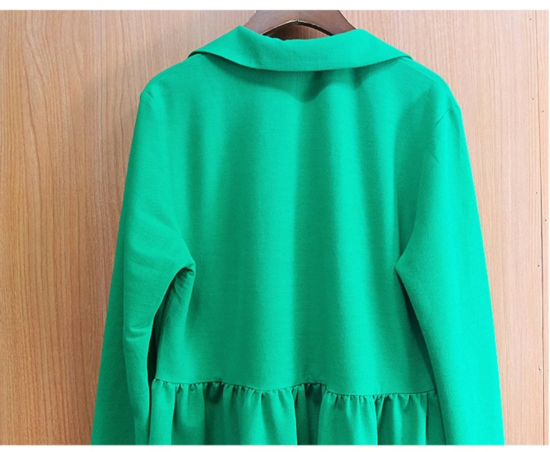 새제품~!!ZARA  초록 원피스 상품이미지6