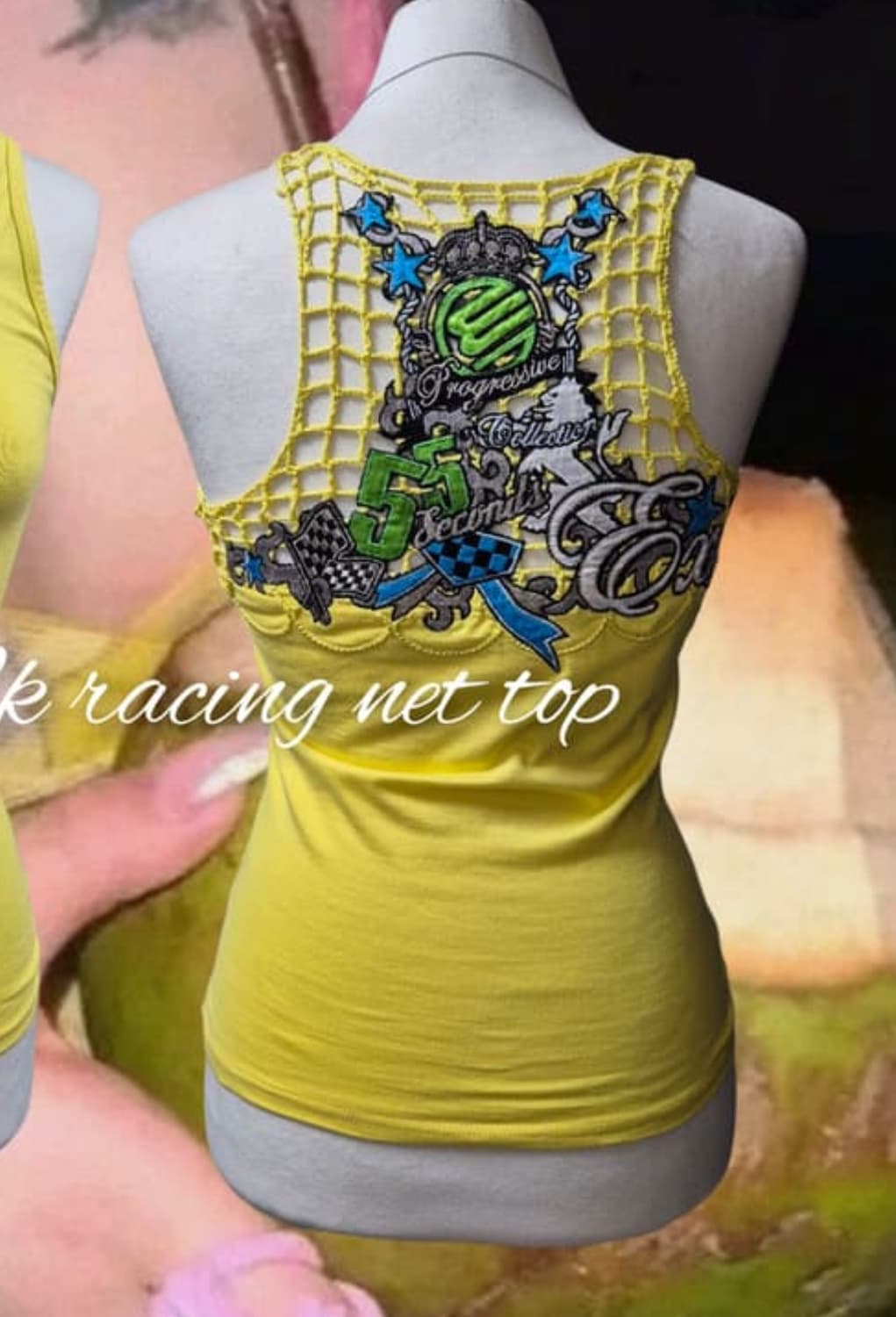 갸루 y2k 민소매  상품이미지2