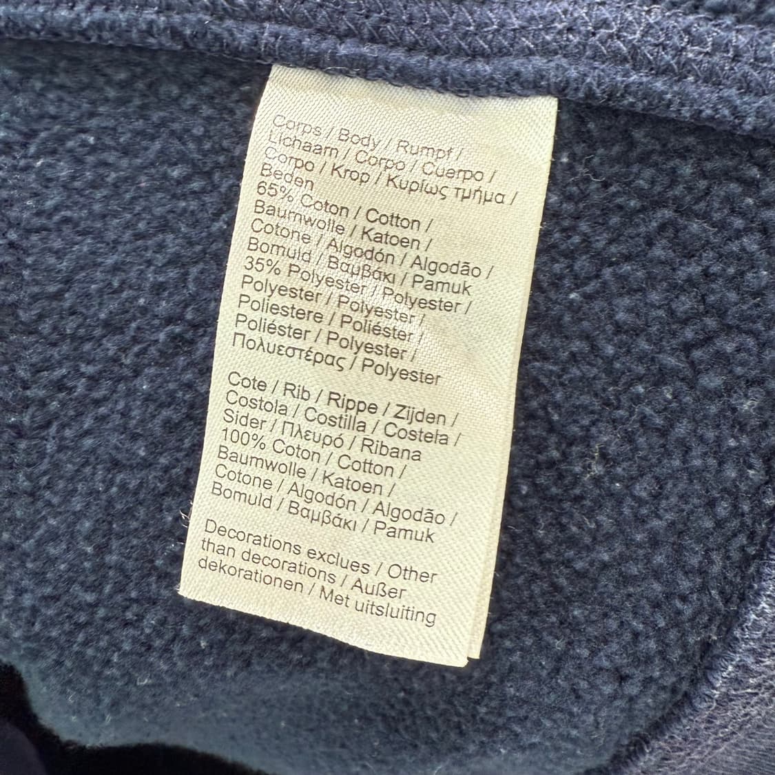 [M] 라코스테 네이비 맨투맨 상품이미지6